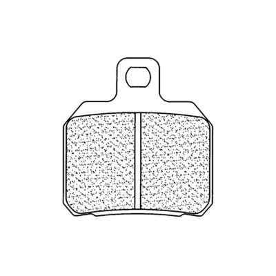 Plaquettes de frein en métal fritté : 2827RX3 de marque CL Brakes | Compatible Moto