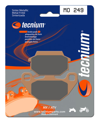 Plaquettes de frein en métal fritté : MO249 marque Tecnium. | KYMCO, SYM