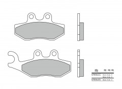 Plaquettes de frein en métal fritté marque Brembo 07056XS | Compatible Maxiscooter, Scooter