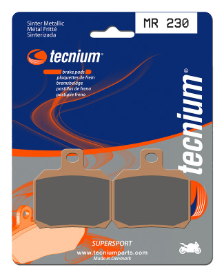 Plaquettes de frein en métal fritté marque Tecnium : Performance MR230 | Compatible Moto
