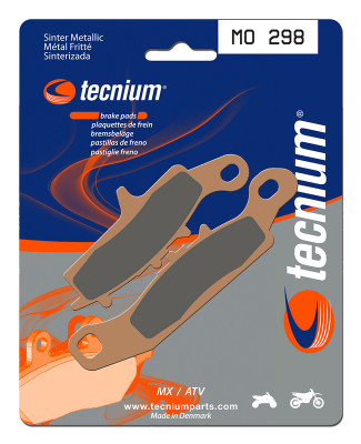 Plaquettes de frein en métal fritté marque Tecnium MO298 | Quad KAWASAKI