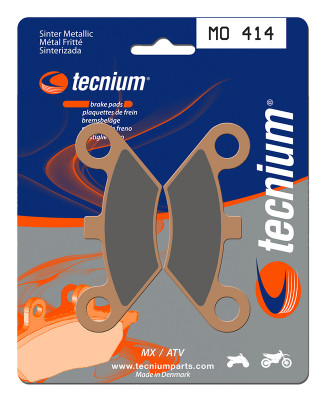 Plaquettes de frein en métal fritté marque Tecnium MO414 | Quad CF, GOES