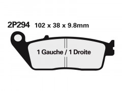 Plaquettes de frein en métal fritté Nissin 2P-281ST | Moto, Maxiscooter HONDA