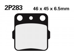Plaquettes de frein en métal fritté Nissin 2P-283ST | KAWASAKI, SUZUKI, TRIUMPH, INDIAN