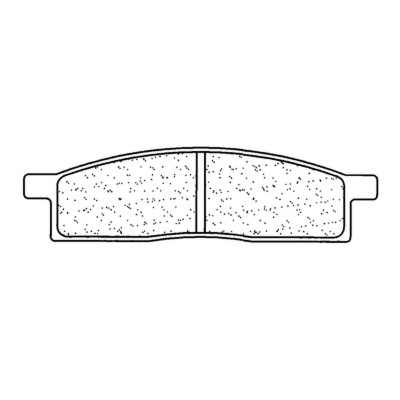 Plaquettes de frein en métal fritté, marque CL Brakes : 2424MX10 | YZ 65, 80, 85