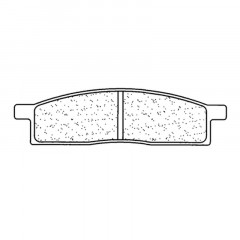 Plaquettes de frein en métal fritté, marque CL Brakes : 2424MX10 | YZ 65, 80, 85