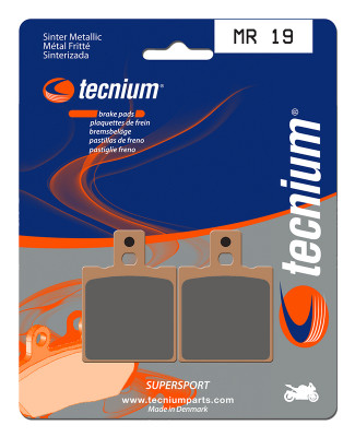 Plaquettes de frein en métal fritté, Performance MR19 - Marque Tecnium