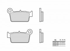 Plaquettes de frein marque Brembo 07YA41 SD en métal fritté | Compatible Motocross, Moto