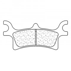 Plaquettes de frein métal fritté : 1165X59 de CL Brakes | Quad POLARIS