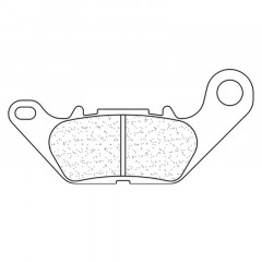Plaquettes de frein métal fritté 1224S4 CL Brakes | DIVERSION YBR 125, YS (RE33) 125