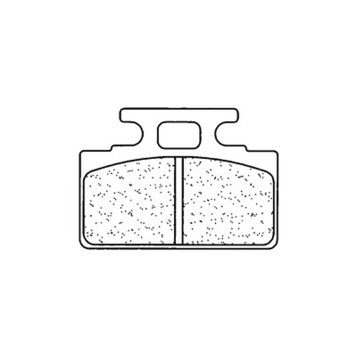 Plaquettes de frein métal fritté 2287S4 CL Brakes | LEAD NH 50/80, DD 2T E1/FIX E1 50, MIO 50/100