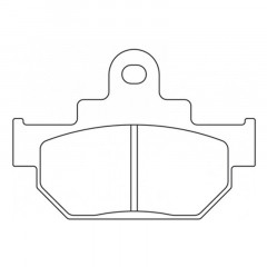 Plaquettes de frein métal fritté 2387S4 CL Brakes | INTRUDER VL 125, VL 250, MARAUDER GZ 125, GZ 250