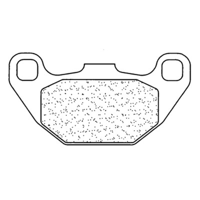 Plaquettes de frein métal fritté CL Brakes : 3068MSC | PEOPLE 125, S, SUPER 8, HD, JOYRIDE