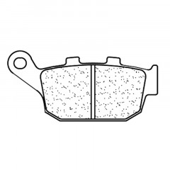Plaquettes de frein métal fritté CL Brakes Racing : 1250RX3 | SV 650, X ABS