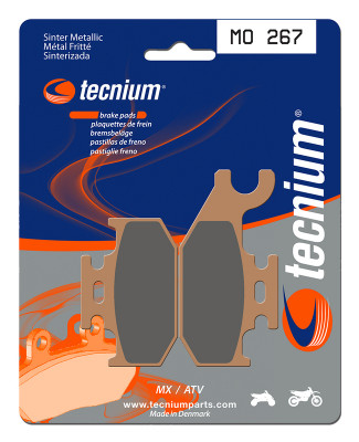 Plaquettes de frein métal fritté marque Tecnium MO267 | Quad, Ssv CAN-AM