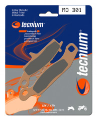 Plaquettes de frein métal fritté marque Tecnium MO301 | Compatible Quad KAWASAKI