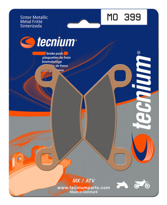 Plaquettes de frein métal fritté marque Tecnium MO399 | Compatible Quad POLARIS