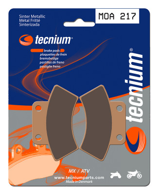 Plaquettes de frein métal fritté marque Tecnium MOA217 | Compatible Quad POLARIS