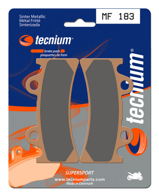 Plaquettes de frein métal fritté Performance Tecnium, Ref MF183 | EXUP FZR 1000, YZF R 750, SP 750