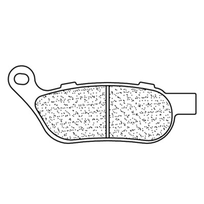 Plaquettes de frein métal fritté RX3, marque CL Brakes : 1213 | HARLEY DAVIDSON