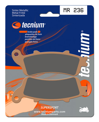 Plaquettes de frein métal fritté Tecnium - Référence MR236 Performance | HONDA