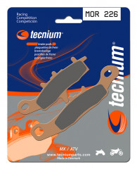 Plaquettes de frein métal fritté Tecnium : MOR226 | KX 80, 85, 100, RM 85, 100