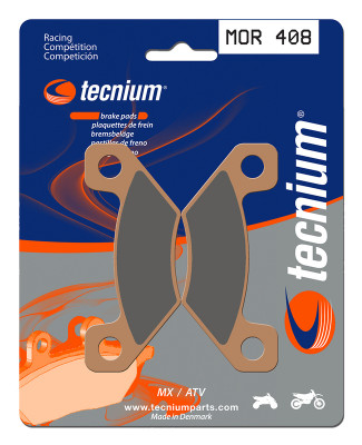 Plaquettes de frein métal fritté Tecnium : MOR408 | DS 450 (EFI), HPX GATOR 350