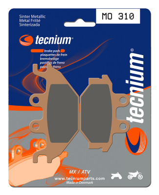 Plaquettes de frein métal fritté Tecnium MO310 | KAWASAKI, KYMCO, ARCTIC CAT, CAN-AM, SYM, ADLY, TGB
