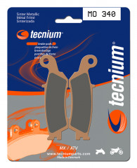 Plaquettes de frein métal fritté Tecnium MO340 | TTR 125, WRF 250, 450, YZ 125, 250, YZF 450