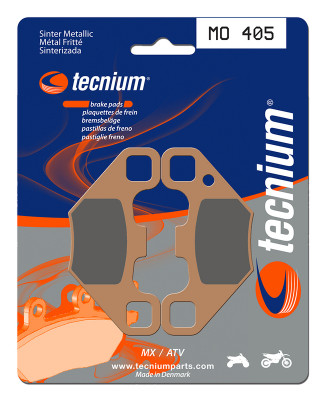 Plaquettes de frein métal fritté Tecnium MO405 | POLARIS RZR 170, MX/Quad