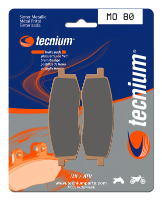 Plaquettes de frein métal fritté Tecnium MO80 | IT 200, TT 350, 600, YZ 125, 250, 490