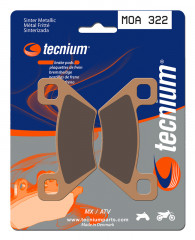 Plaquettes de frein métal fritté Tecnium MOA322 | Quad, Ssv KYMCO, ARCTIC CAT