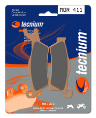 Plaquettes de frein métal fritté Tecnium Racing MX/Quad : MOR411 | CAN-AM
