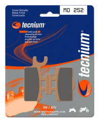 Plaquettes de frein métal fritté Tecnium, Ref MO252 | KX 65, RM 65, MX/Quad
