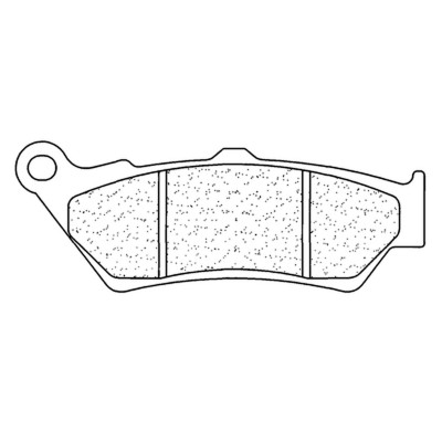 Plaquettes de frein métal fritté, marque CL Brakes : 2396RX3 | Compatible Moto