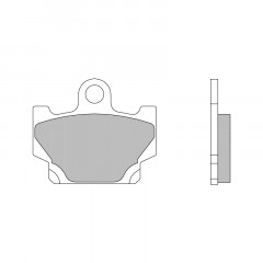 Plaquettes de frein organique carbone céramique Brembo 07YA1011 | YAMAHA