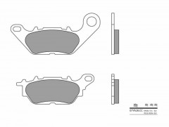 Plaquettes de frein organique carbone céramique Brembo 07YA28 CC | MBK, YAMAHA