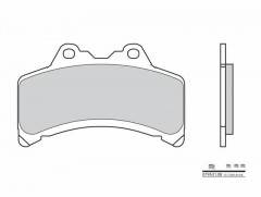 Plaquettes de frein organique carbone céramique Brembo 07YA3108 | GTS 1000 '93, ABS