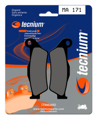 Plaquettes de frein organiques marque Tecnium - Référence MA171 | Compatible Maxiscooter, Moto