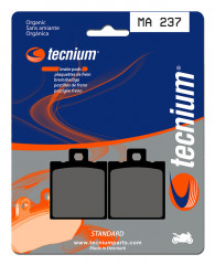 Plaquettes de frein organiques marque Tecnium : MA237 | Compatible Mécaboite, Moto, Motocross
