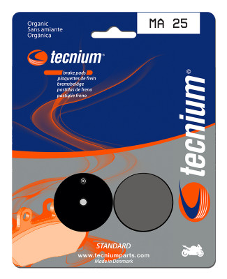 Plaquettes de frein organiques Tecnium : MA25 | CB S 125, ODYSSEY FL 250