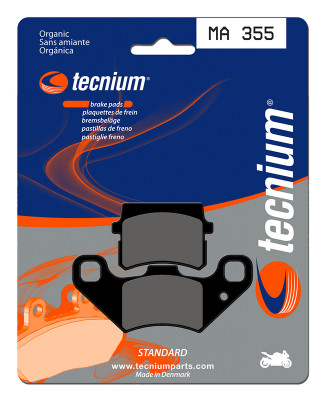 Plaquettes de frein organiques Tecnium : MA355 | Quad, Ssv PGO, QUADZILLA