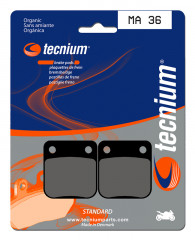 Plaquettes de frein organiques Tecnium : MA36 | HONDA, KAWASAKI, SUZUKI, DAELIM, MASH