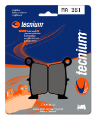Plaquettes de frein organiques Tecnium : MA361 | ALP 125, M4 350, RR MOTARD 125, URBAN 125