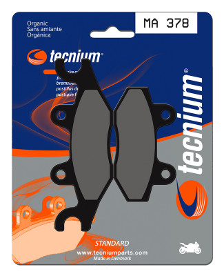 Plaquettes de frein organiques Tecnium : MA378 | EFI KING COBRA 500, EFI QUADRIFT 500