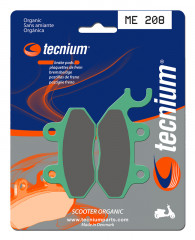 Plaquettes de frein organiques Tecnium : ME208 | Maxiscooter, Scooter PEUGEOT, SYM