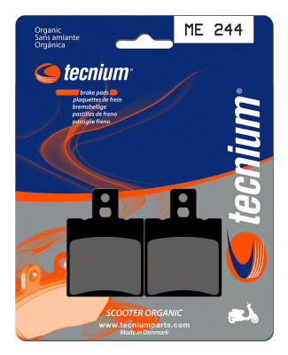 Plaquettes de frein organiques Tecnium : ME244 | LEONARDO 125, 150, SR WWW NETSCAPER 50