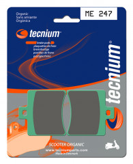 Plaquettes de frein organiques Tecnium : ME247 | APRILIA, BETA, DERBI, MALAGUTI