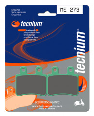 Plaquettes de frein organiques Tecnium : ME273 | PEUGEOT, YAMAHA, DERBI, RIEJU, ITALJET, SHERCO HRD