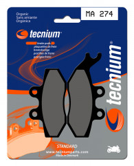 Plaquettes de frein organiques Tecnium, Référence MA274 | YAMAHA, BETA, DERBI, GAS GAS